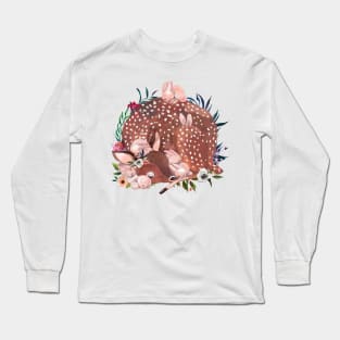 Deer with hares Long Sleeve T-Shirt